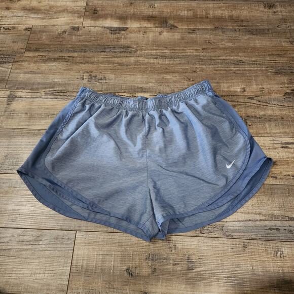 Nike Pants - Nike Dri Fit  bluish gray women's athletic lined shorts size XL